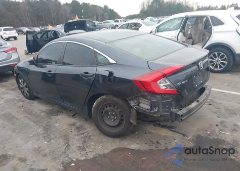 2019 Honda Civic Lx из США, поврежденный, VIN 19XFC2F60KE035883